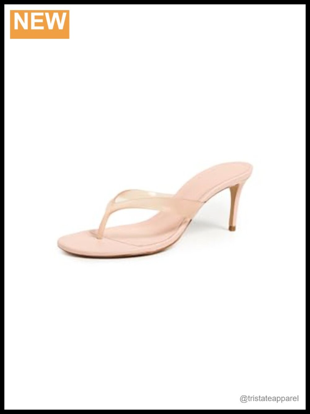 Jelly Heeled Sandals with Cushioned Footbed and Stiletto Heel